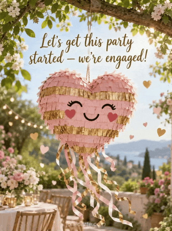 Let's get this party started — we're engaged! - GIF