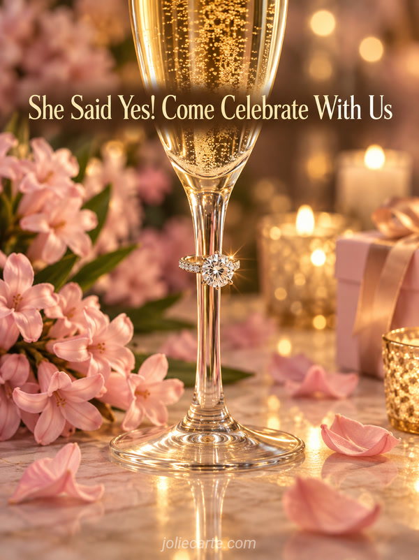 She Said Yes! Come Celebrate With Us - Image