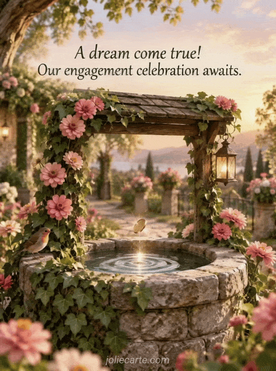 A dream come true! Our engagement celebration awaits. - GIF