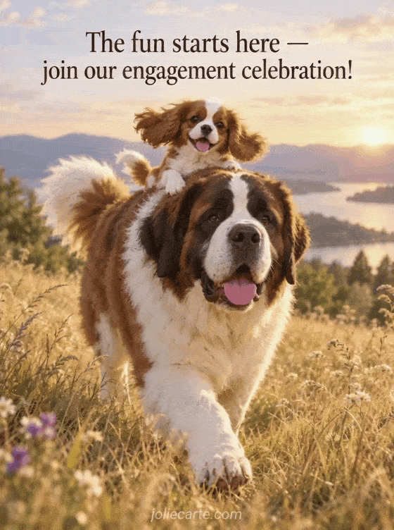 The fun starts here — join our engagement celebration! - GIF
