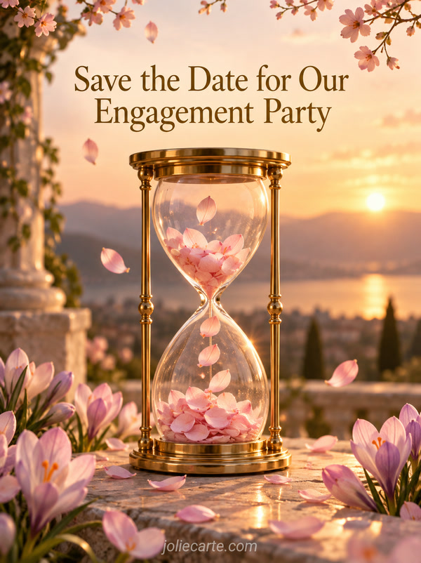 Save the Date for Our Engagement Party - Image