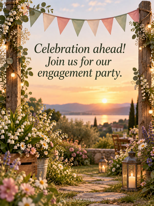 Celebration ahead! Join us for our engagement party. - Image