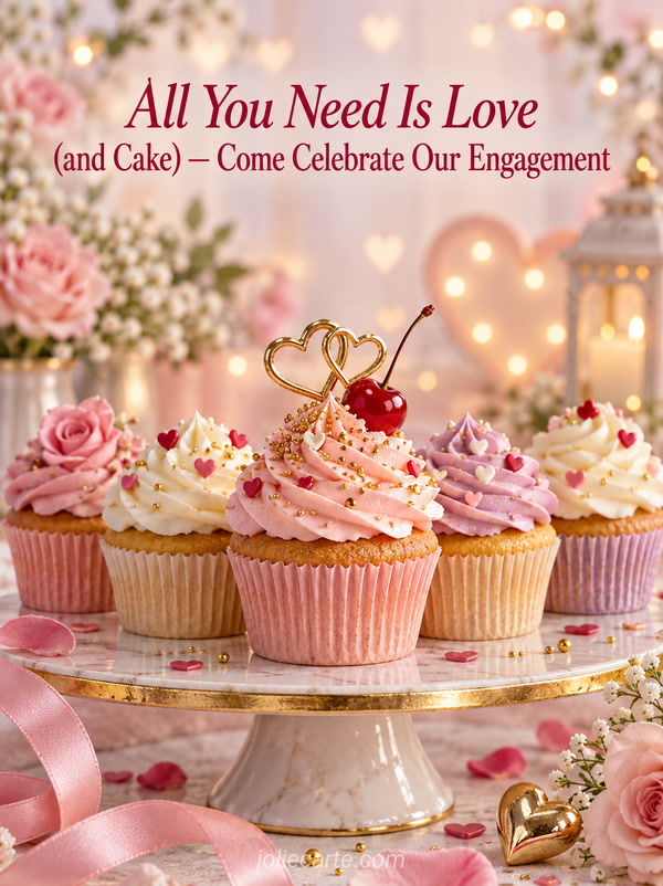 All You Need Is Love (and Cake) — Come Celebrate Our Engagement - Image