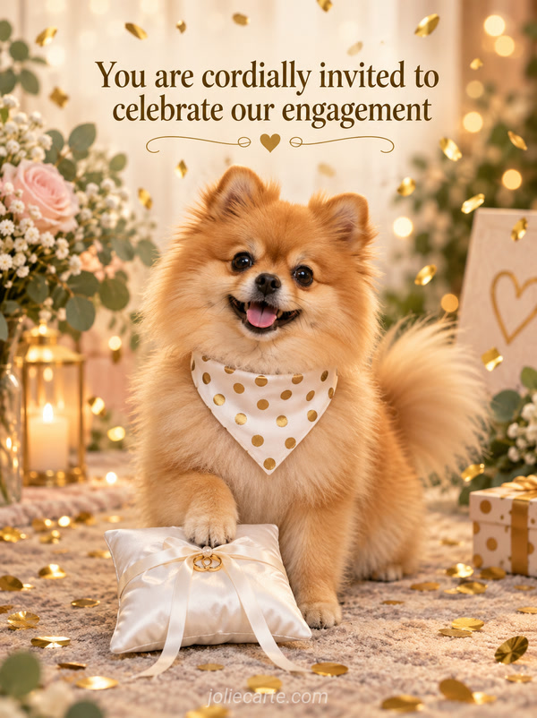 You are cordially invited to celebrate our engagement - Image