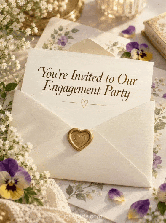 You're Invited to Our Engagement Party - GIF