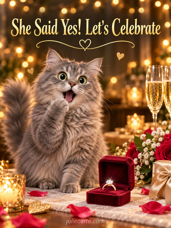 She Said Yes! Let's Celebrate - Image