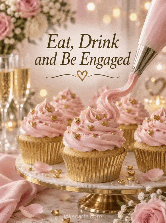 Eat, Drink and Be Engaged - GIF