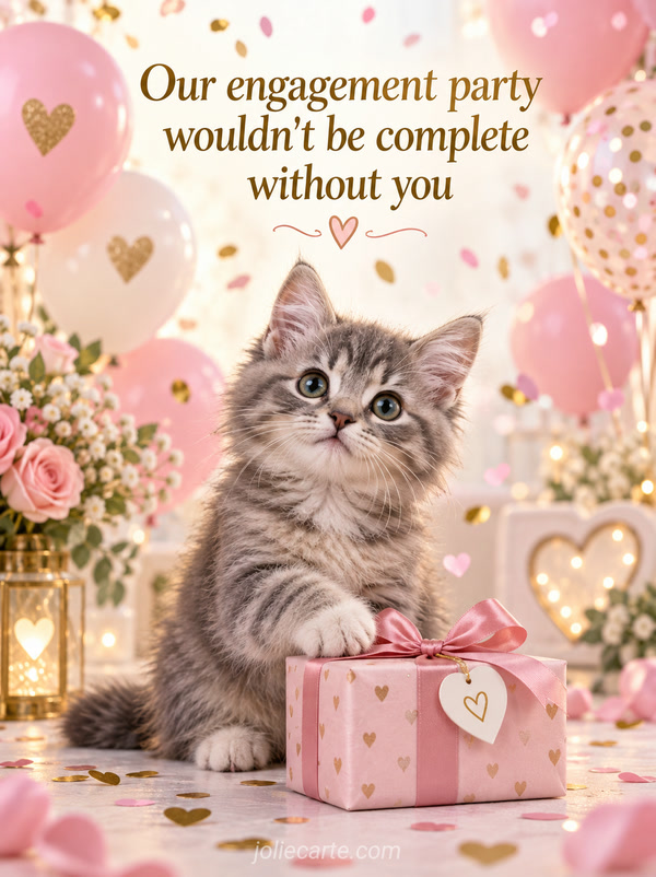 Our engagement party wouldn't be complete without you - Image