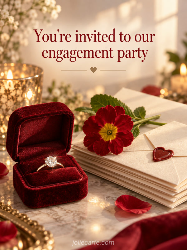 You're invited to our engagement party - Image