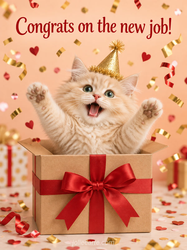 Congrats on the new job! - Image