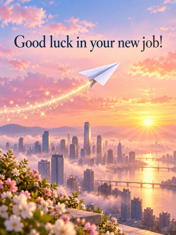Good luck in your new job! - Image