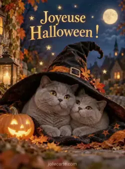 Deux chats sous un chapeau