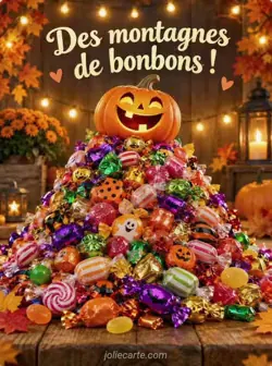 La montagne de bonbons