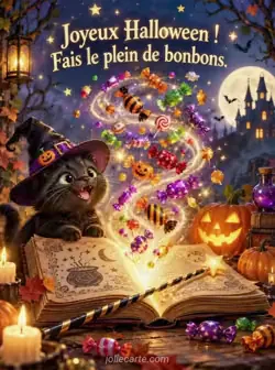 Une avalanche de bonbons magiques