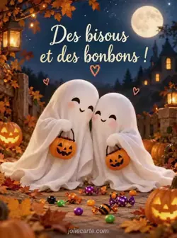 Bisous et bonbons entre fantômes