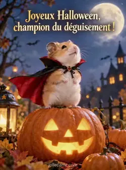 Le hamster champion du déguisement