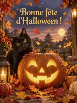 La citrouille souriante d'Halloween