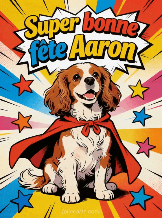 Bonne fête Aaron - Aaron gif bonne fete gratuit