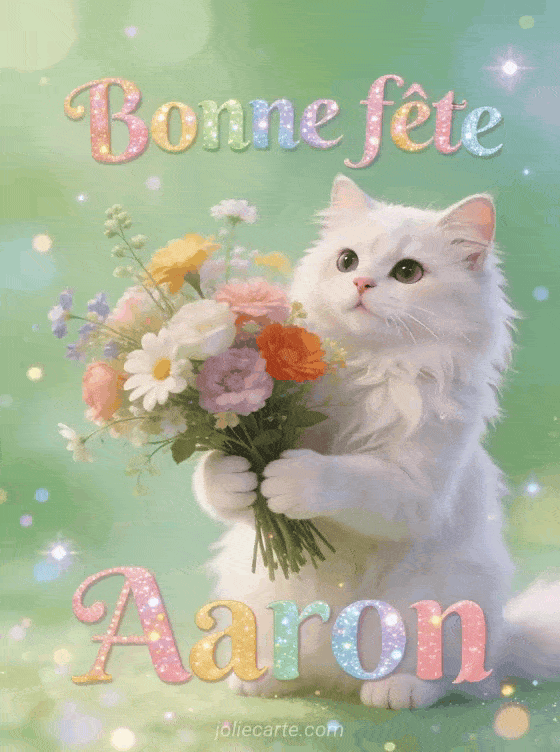 Bonne fête Aaron - Aaron gif bonne fete