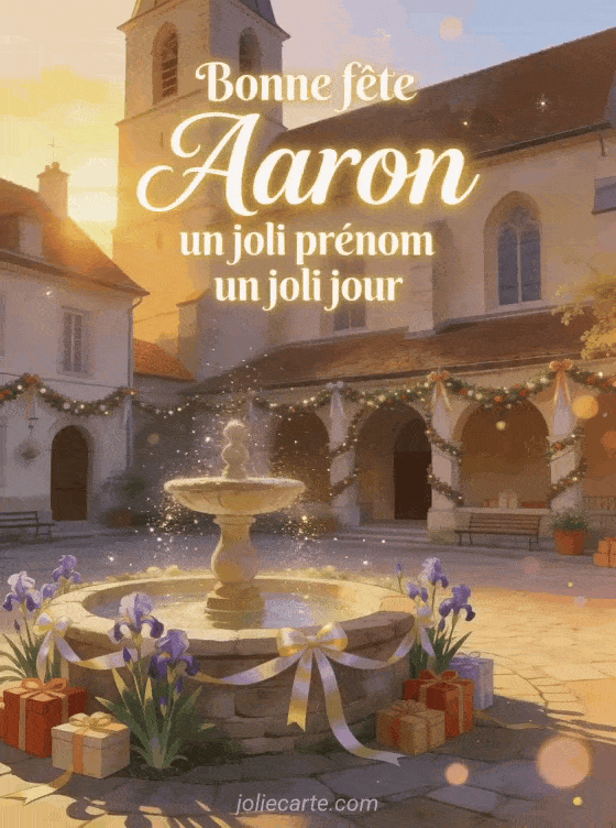 Bonne fête Aaron - Fete saint aaron