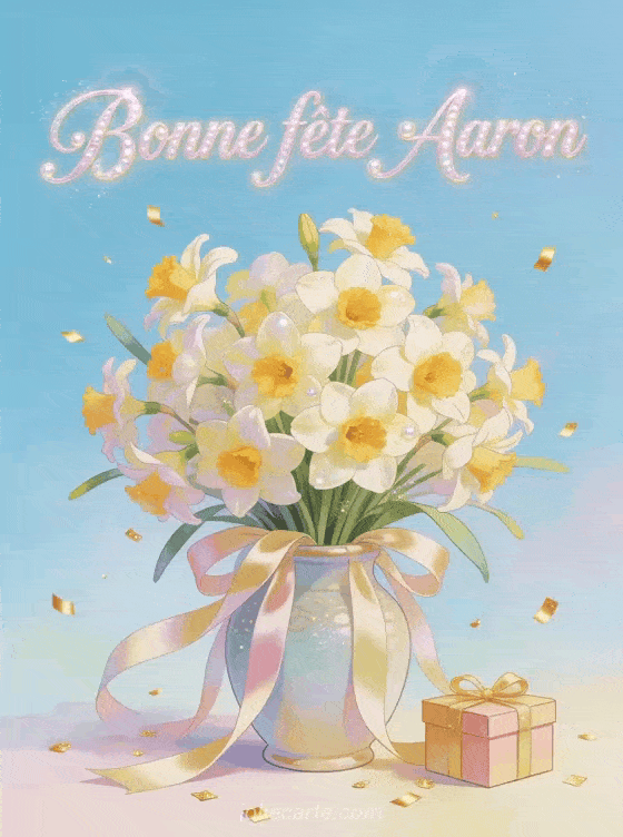 Bonne fête Aaron - Bonne fete aaron fleurs