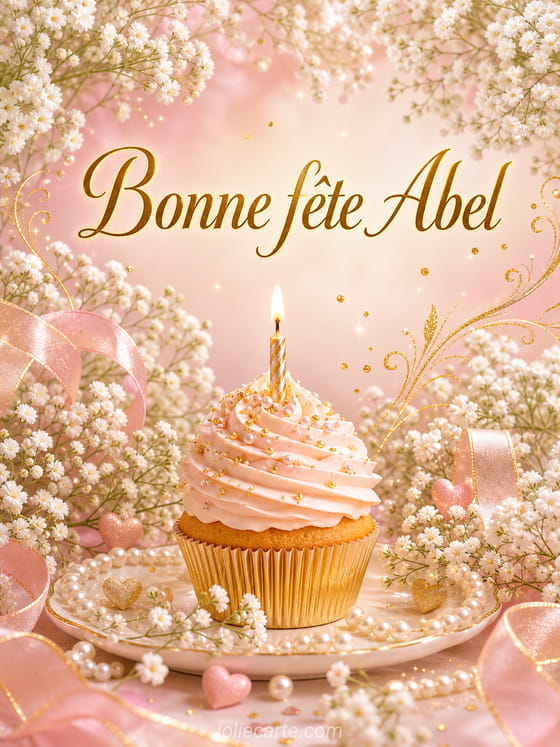 Carte bonne fête Abel