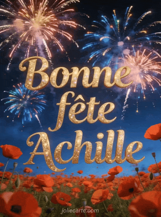 Bonne fête Achille - Bonne fete achille gratuit
