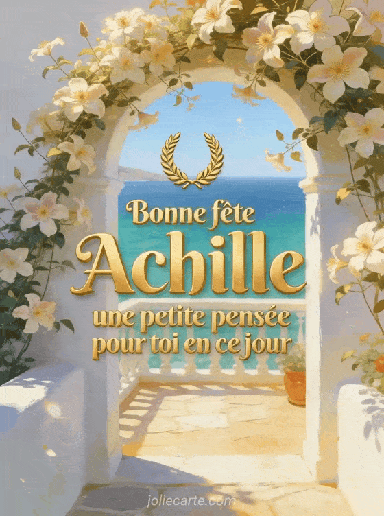 Bonne fête Achille - Bonne fete achille souhaiter