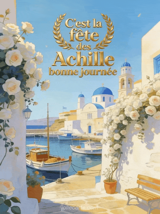 Bonne fête Achille - Bonne fete achille fleurs
