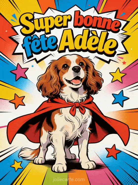 Bonne fête Adèle - Adele gif bonne fete gratuit