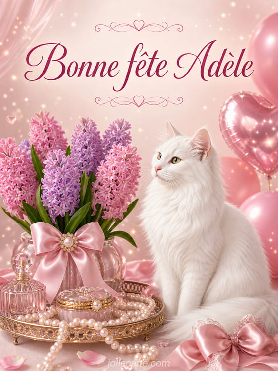 Carte bonne fête Adèle