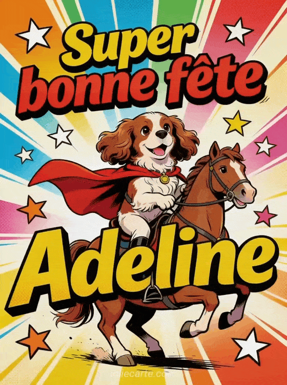 Bonne fête Adeline - Adeline gif bonne fete gratuit