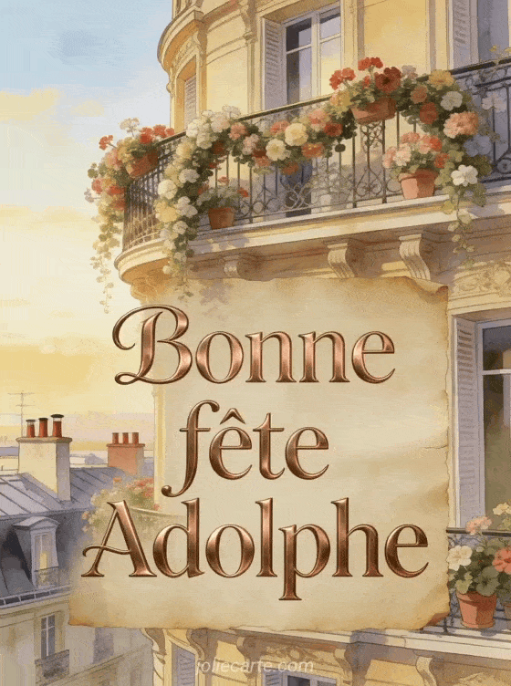 Bonne fête Adolphe - Bonne fete adolphe gif anime