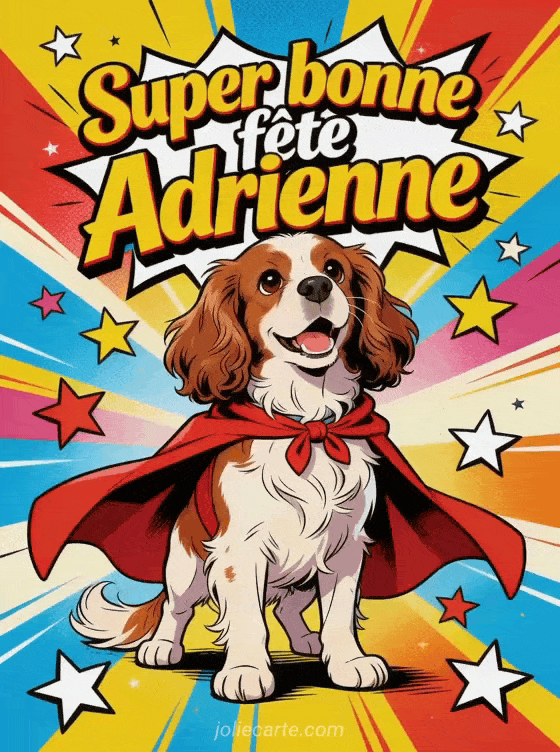 Bonne fête Adrienne - Adrienne gif bonne fete gratuit