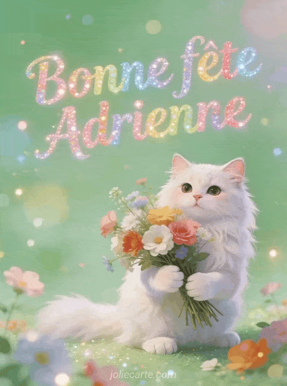 Bonne fête Adrienne - Adrienne gif bonne fete