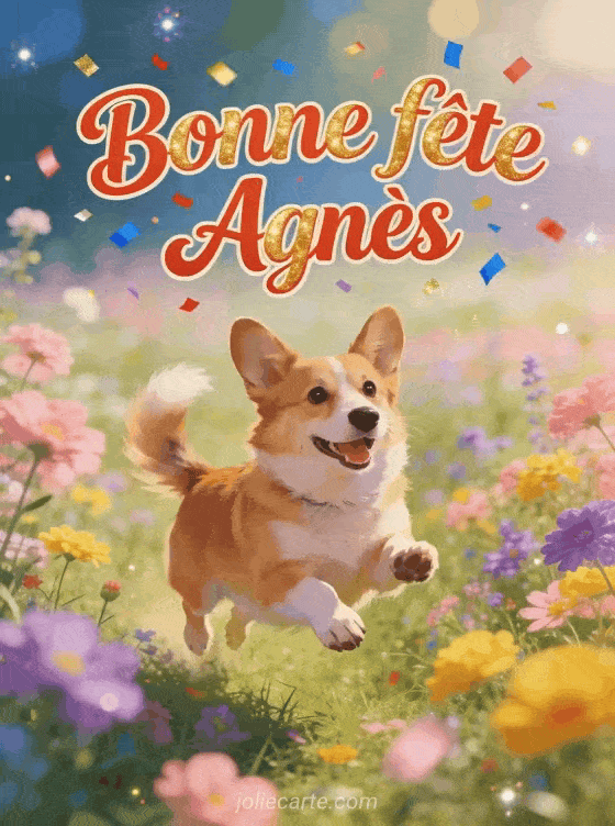 Bonne fête Agnes - Agnes gif bonne fete gratuit