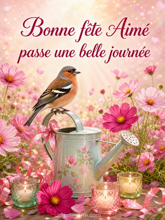 Carte bonne fĂȘte AimĂ©