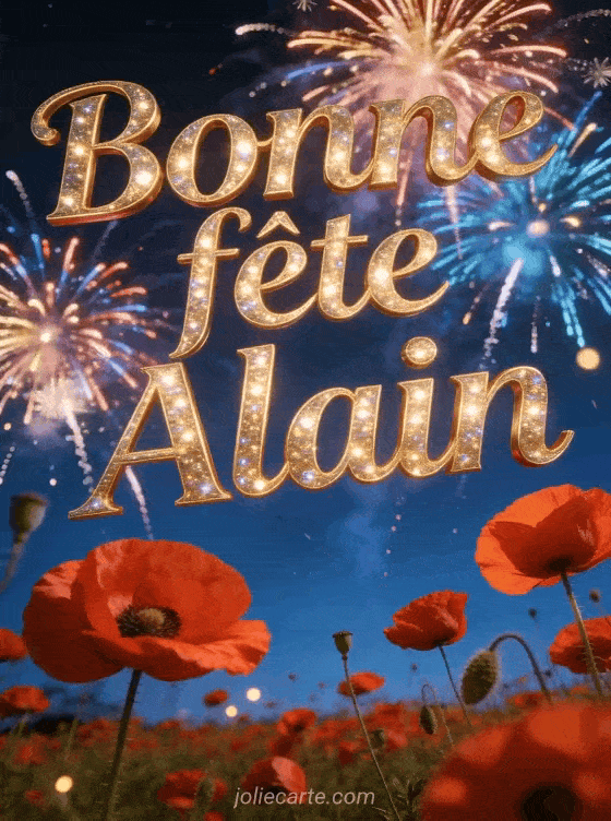 Bonne fête Alain - Alain bonne fete image