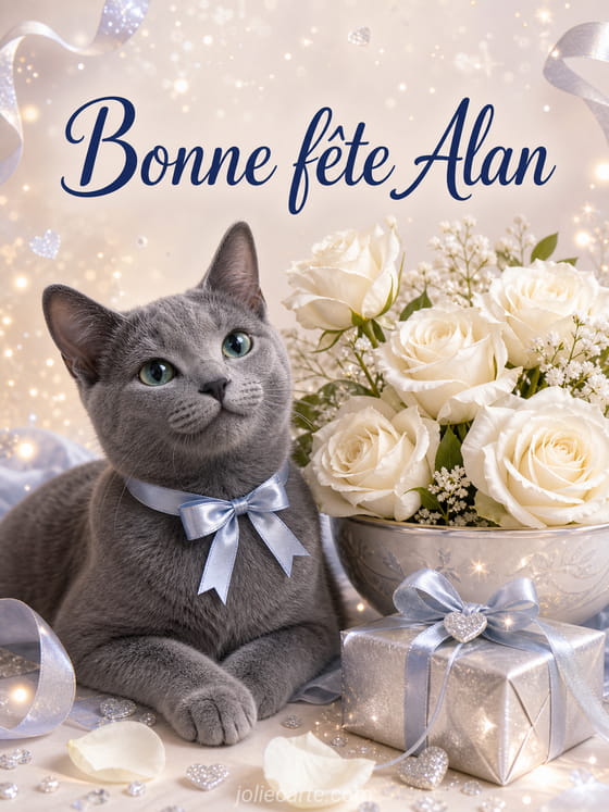 Carte bonne fĂȘte Alan