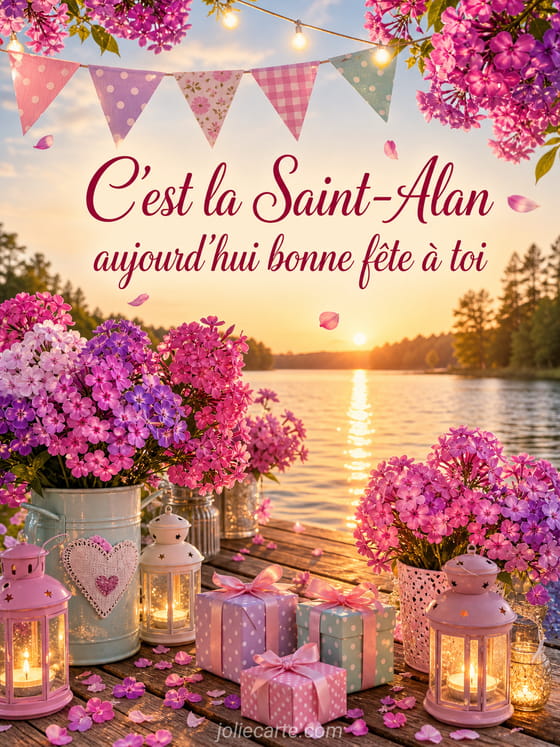 Carte bonne fĂȘte Alan