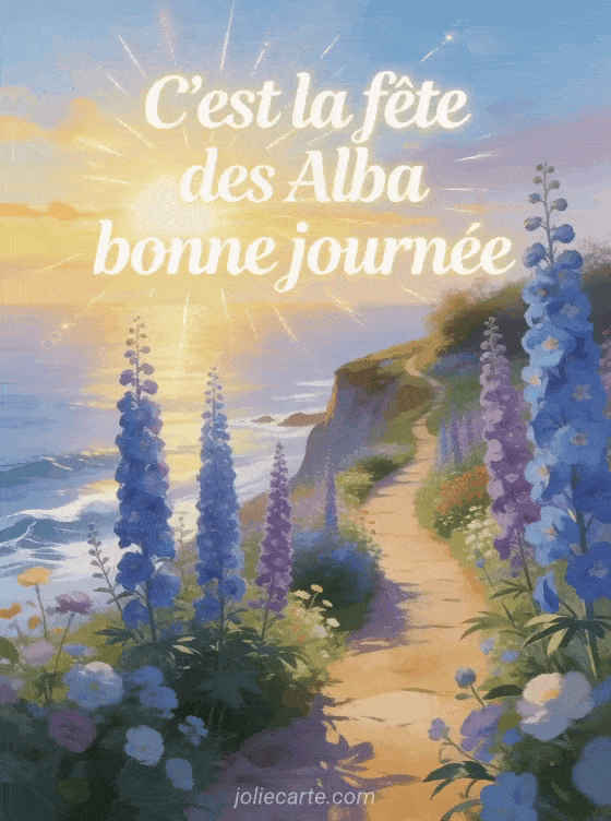 Bonne fête Alba - Fete alba a souhaiter