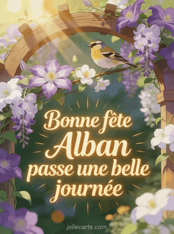 Bonne fête Alban - Bonne fete st alban image