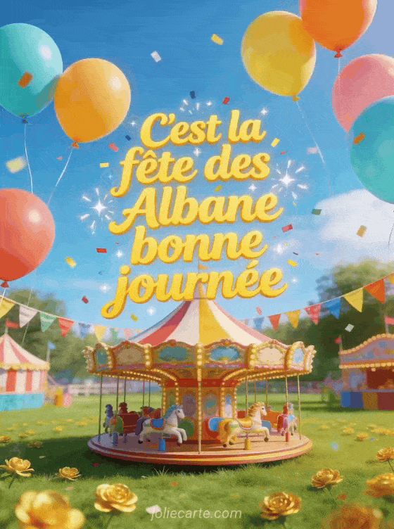 Bonne fête Albane - Fete albane a souhaiter