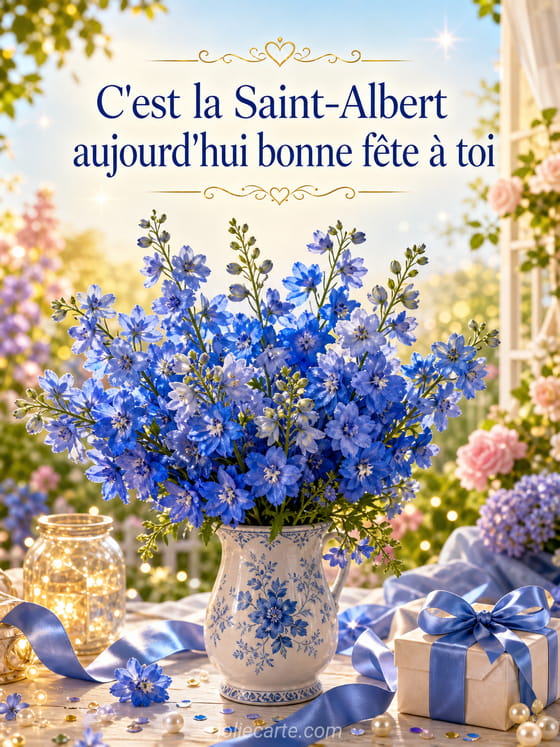 Carte bonne fĂȘte Albert