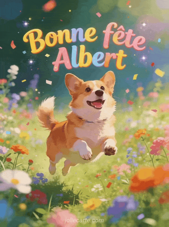 Bonne fête Albert - Albert gif bonne fete gratuit