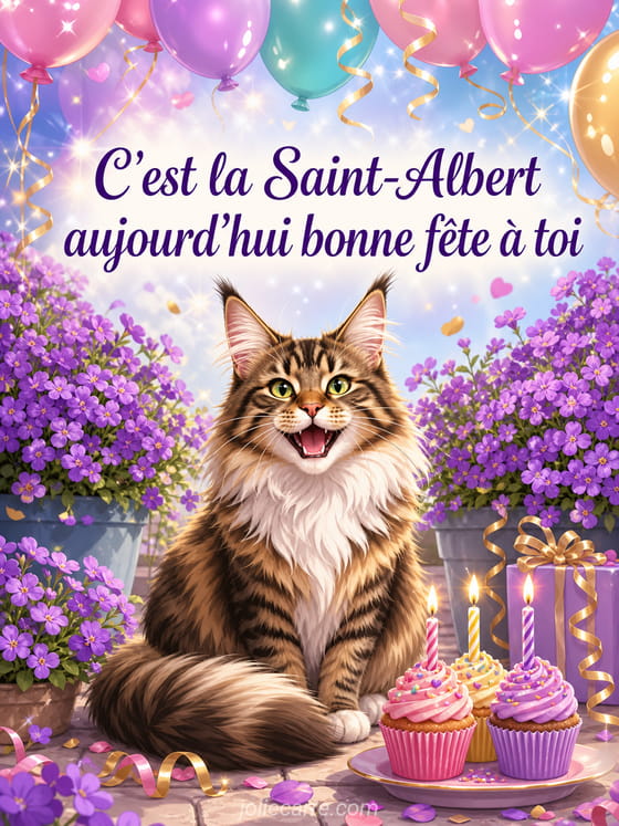 Carte bonne fĂȘte Albert