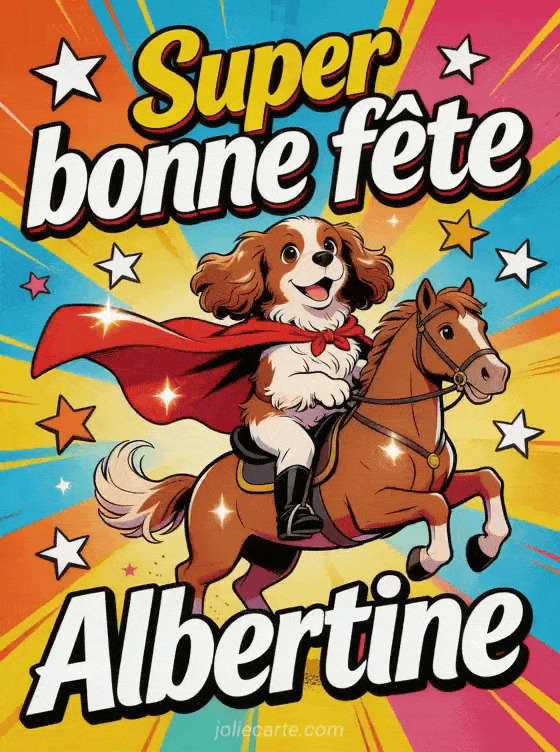 Bonne fête Albertine - Bonne fete albertine drole