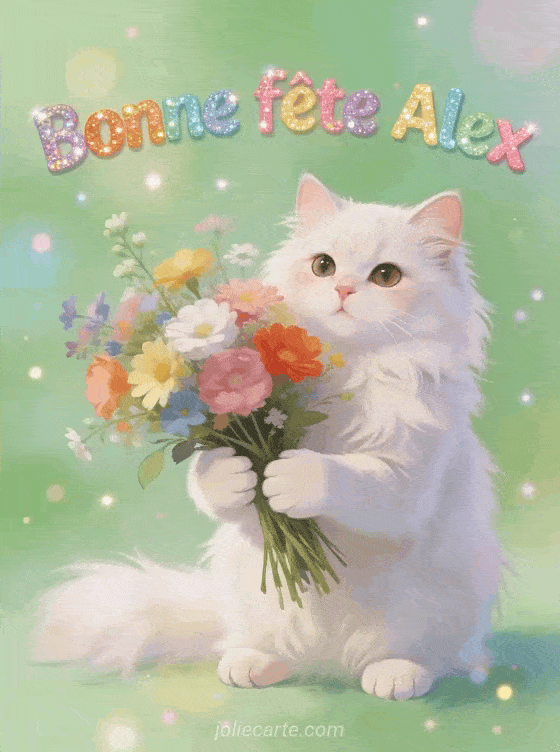 Bonne fête Alex - Alex gif bonne fete