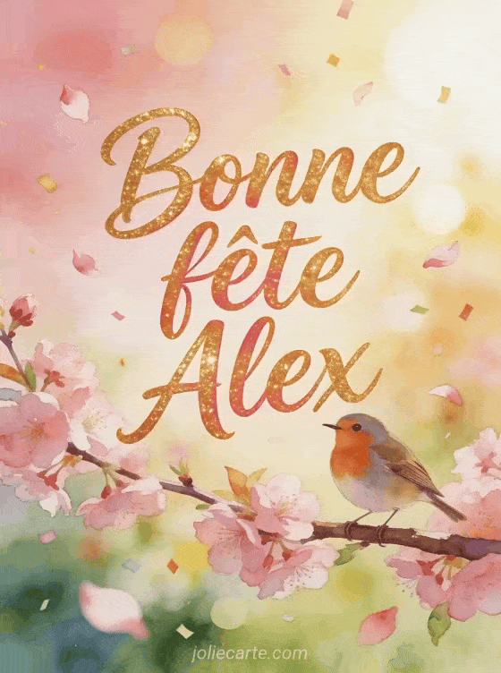 Bonne fête Alex - Bonne fete alex gif anime