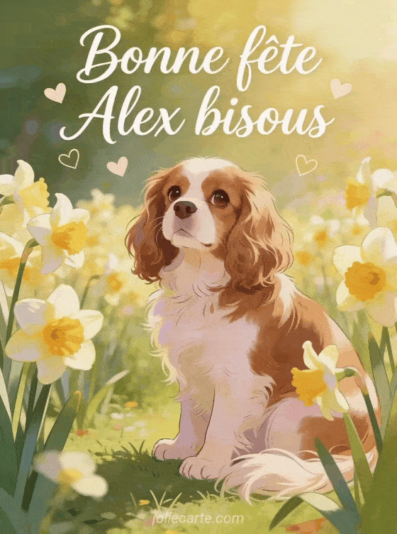 Bonne fête Alex - Bonne fete alex bisous